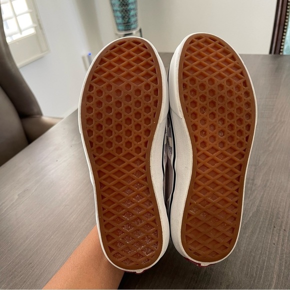 Vans kids light purple white checkered slip on sneakers shoes size 3 - Picture 10 of 10